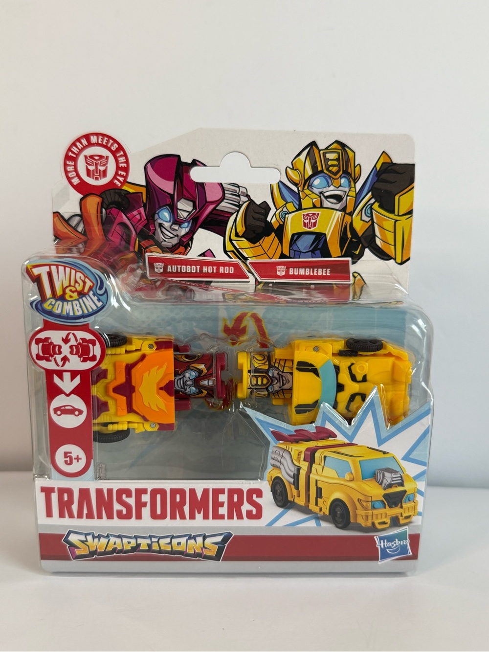 NWT Transformers Swapticons Hot Rod & Bumblebee Hasbro 2-Pack